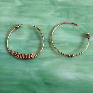 Christian Dior Hoop Earrings